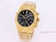 New Audemars Piguet Royal Oak Frosted Gold 41mm Green Dial Chronograph Watch Replica (4)_th.jpg